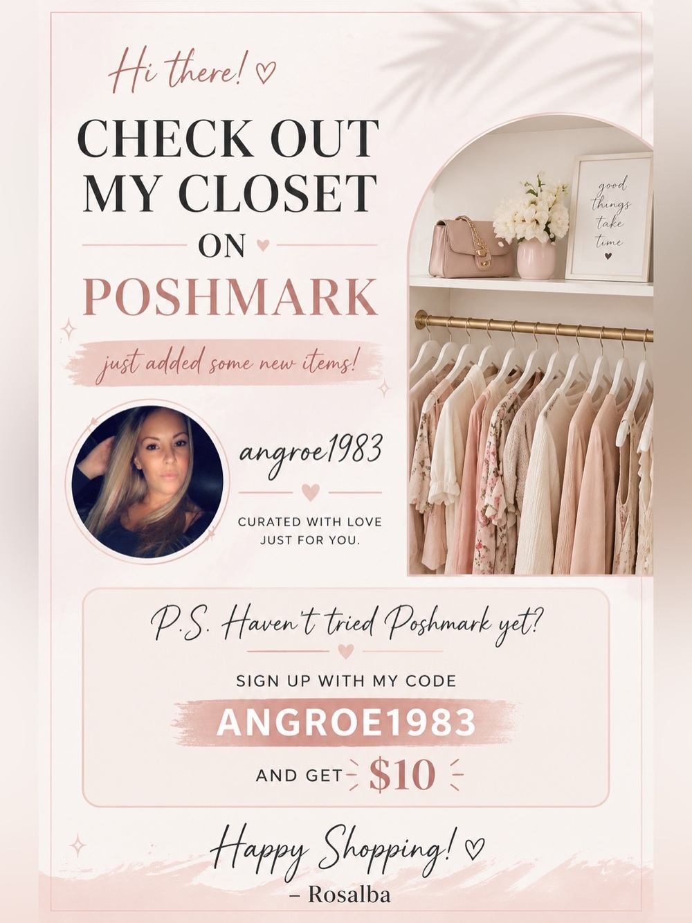 Poshmark Closet Promotional Print - Blush Neutrals